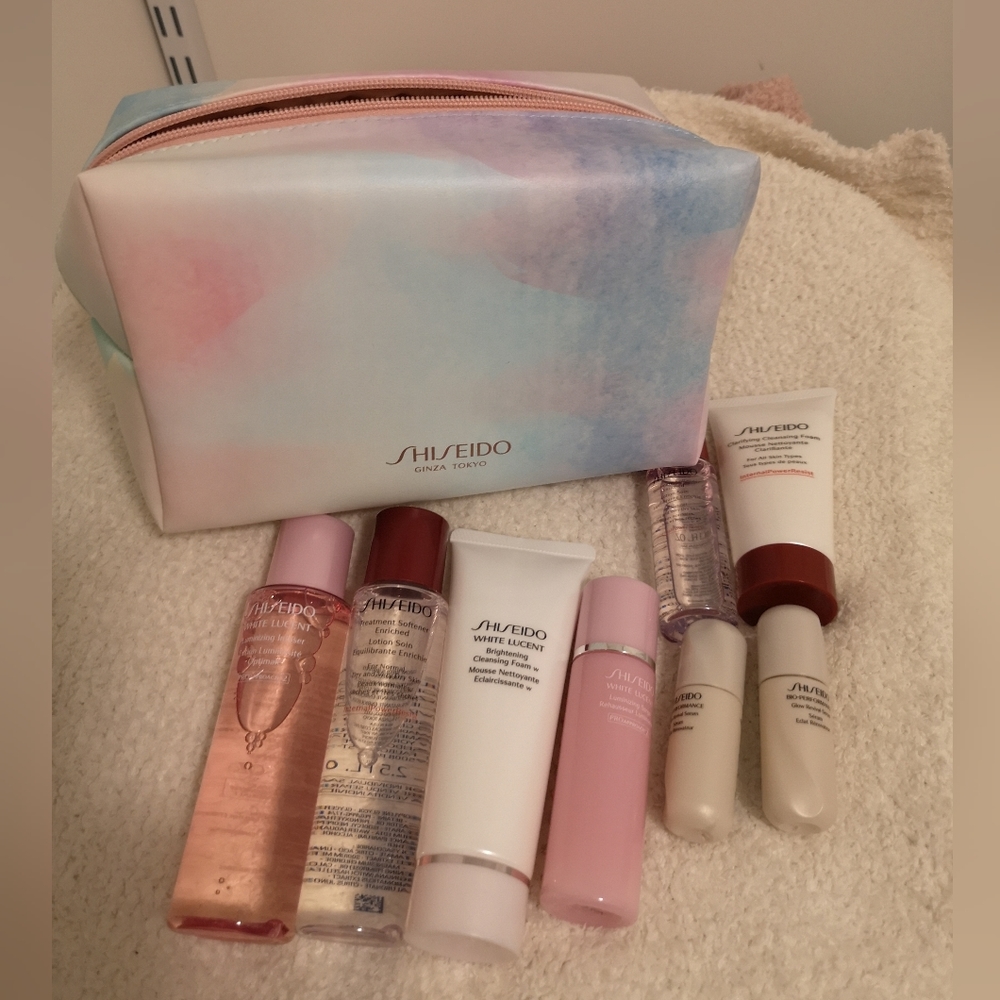 SHISEDO skincare set, with bag GWP